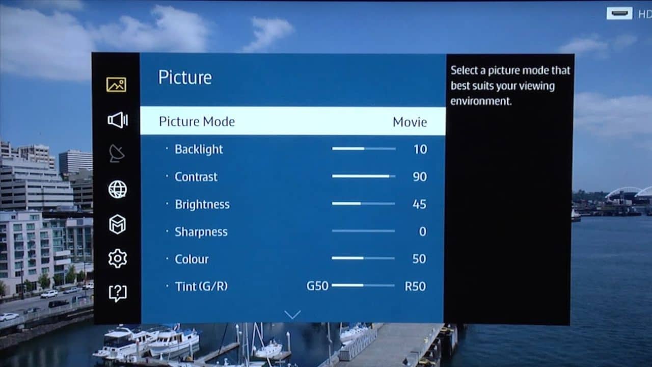 Best Picture Settings For Samsung TVs