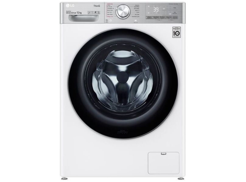 LG F4V1012WTSE 12kg 1400rpm Washing Machine with Turbowash 360
