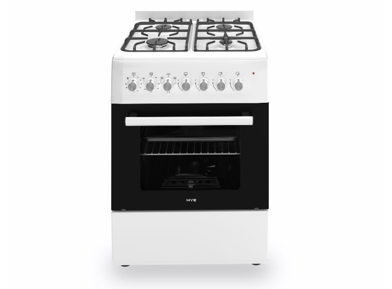 1000055387 HYE 60 X 60 Freestanding Dual Fuel Cooker - White - C01FS60G17W 