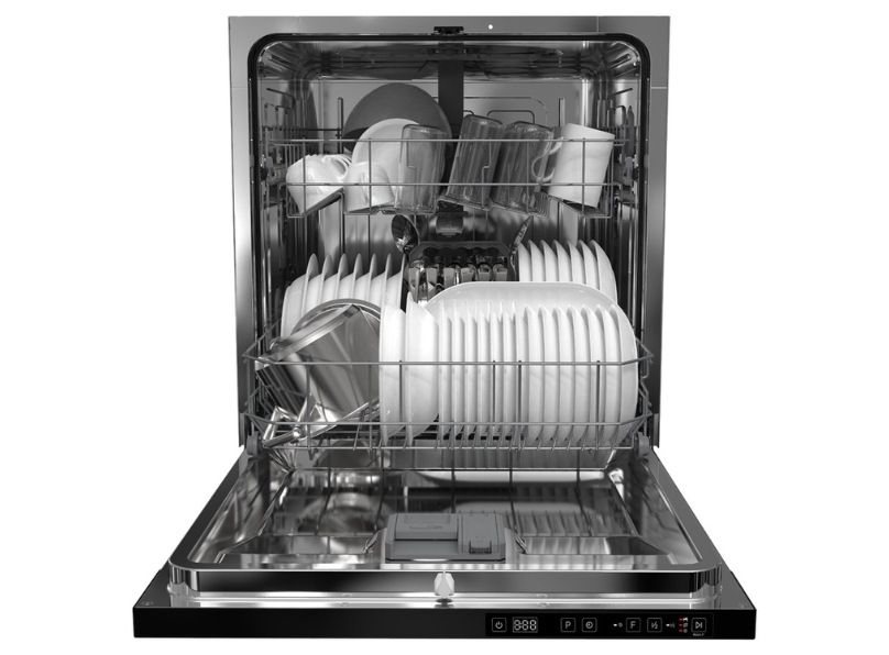 1000052816 HYE 60cm Integrated 14 Place Settings Dishwasher - Black - DW01B14PB25 