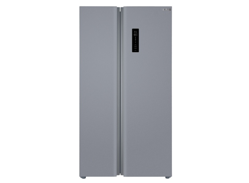 1000048436 HYE 505L American Fridge Freezer No Frost, Silver - RF01AM505S07