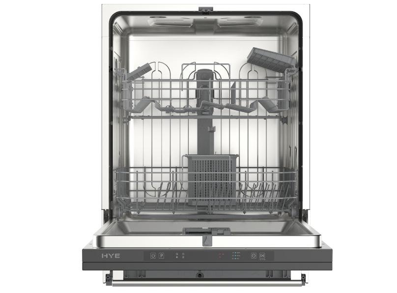 1000051245 HYE 60cm 14 Place Settings Built-In Dishwasher - Silver - DW01B14PS19